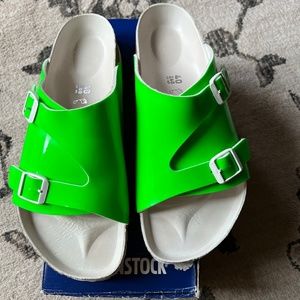 Birkenstock x Opening Ceremony • Zurich Sandal Neon Green • size 40 • RARE
